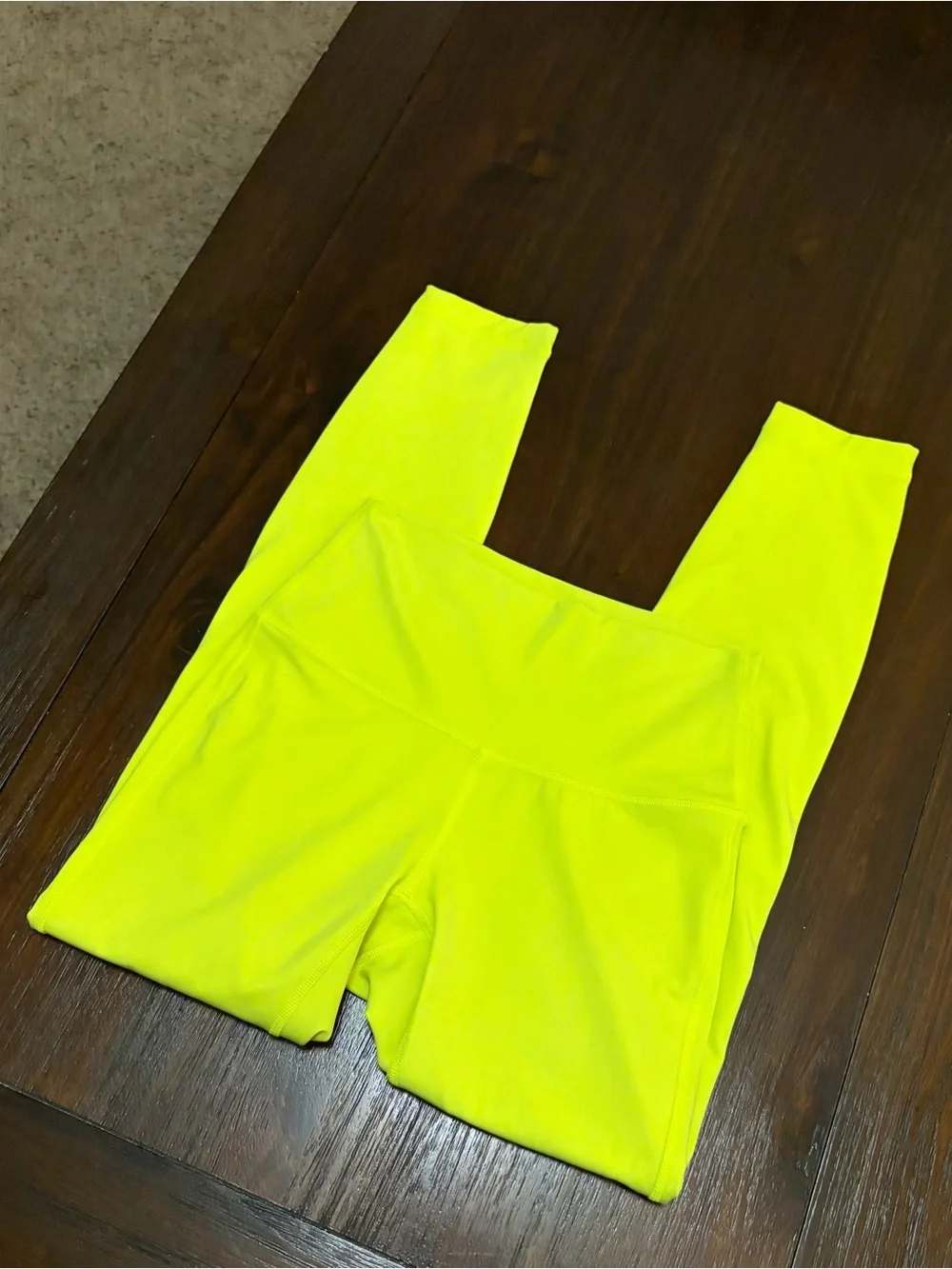 lululemon athletica Neon Yellow High-Rise Leggings
